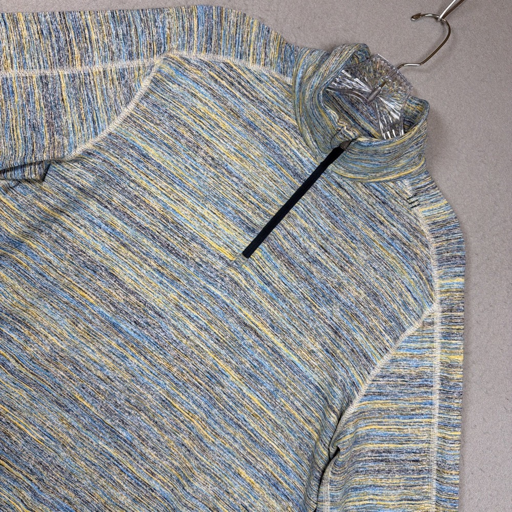 Lululemon Surge 1/4 Zip Pullover Men Small Mulitcolor EUC Stretch